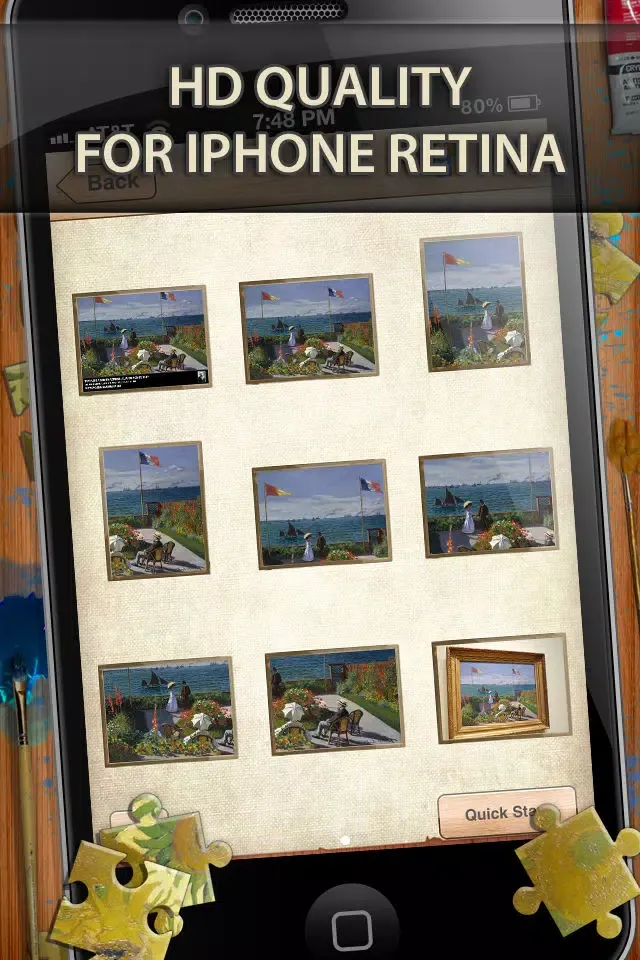 Capturas de tela do Claude Monet Jigsaw Puzzles - Play with Paintings. Prominent Masterpieces to recognize and put together