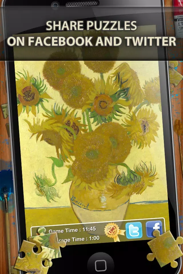 Vincent Van Gogh Jigsaw Puzzles - Play with Paintings. Prominent Masterpieces to recognize and put together سکرین شاٹس