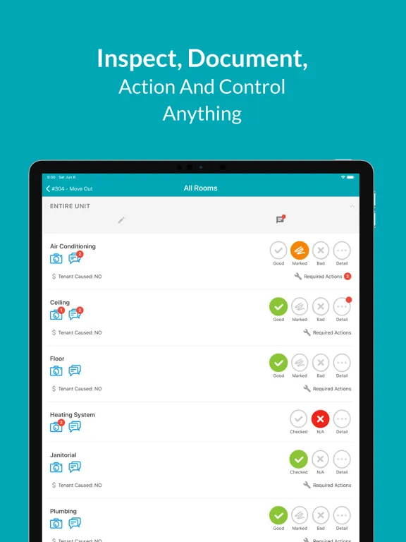 Inspector by Property Vista iPad  Screenshots