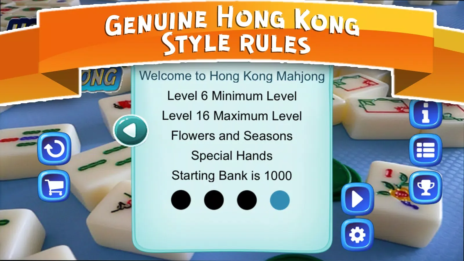 Capturas de pantalla de Hong Kong Style Mahjong