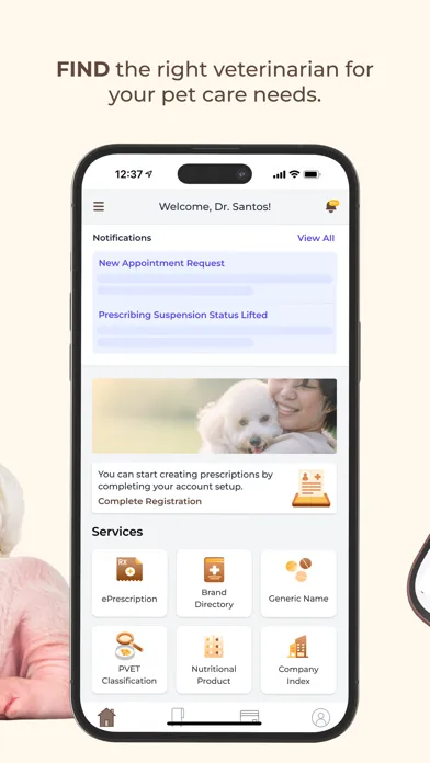 PVET Clinic Screenshots