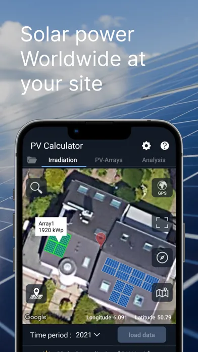 Tangkapan skrin PV Calculator Premium