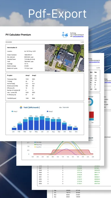 Tangkapan skrin PV Calculator Premium