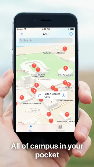 Tangkapan skrin UniversityGO - Campus Maps