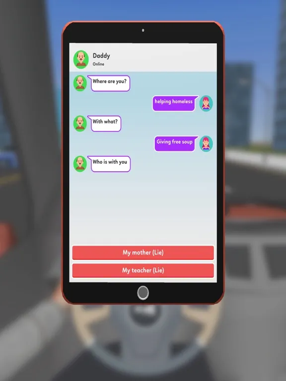 ภาพหน้าจอของ Chatty Driver - Yes or No iPad 