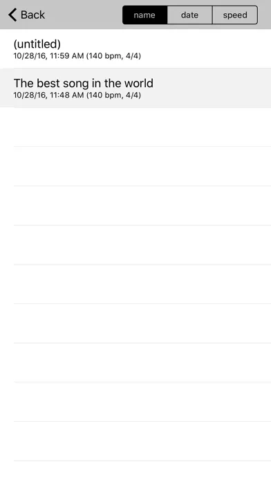 Screenshot di myMetronome