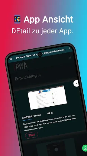 Скриншоты PWA APP Store & Tools