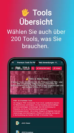 Скриншоты PWA APP Store & Tools