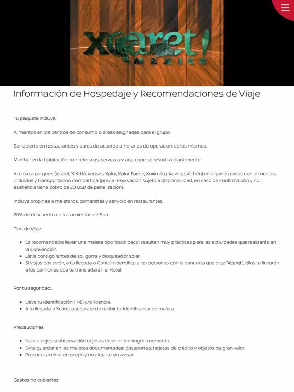 Tangkapan layar Convención Comercial 2019 iPad 