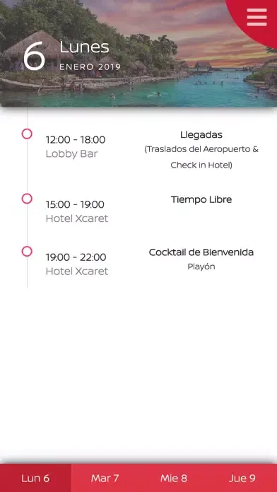 Tangkapan layar Convención Comercial 2019