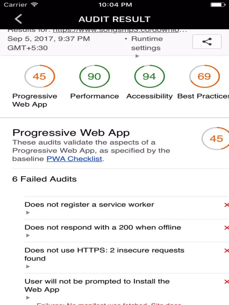 PWA Browser Lite iPad  سکرین شاٹس