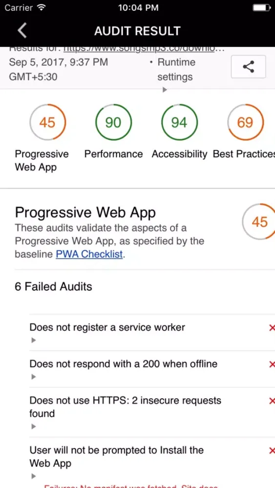 PWA Browser Lite سکرین شاٹس