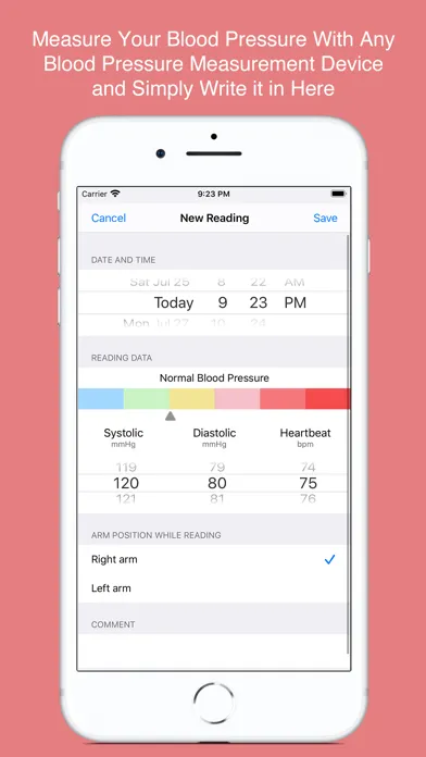 MyHeart: Blood Pressure Diary স্ক্রিনশট