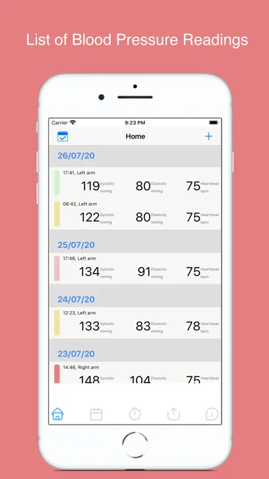 MyHeart: Blood Pressure Diary স্ক্রিনশট