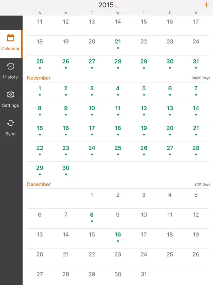 ภาพหน้าจอของ PwC myMobility Calendar iPad 