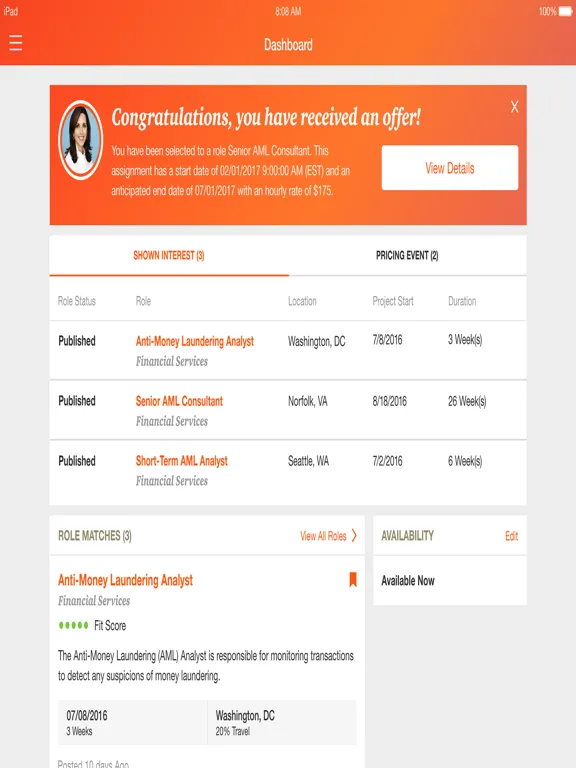 PwC Talent Exchange iPad 应用截图