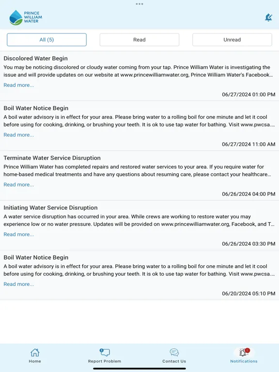 Captures d'écran de Prince William Water iPad 