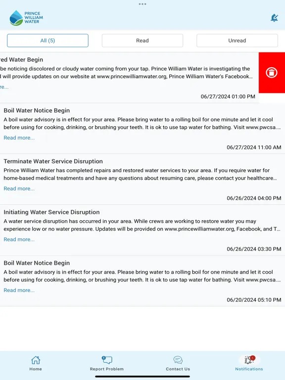 Captures d'écran de Prince William Water iPad 