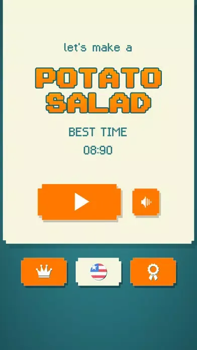 Capturas de tela do Potato Salad Challenge Game