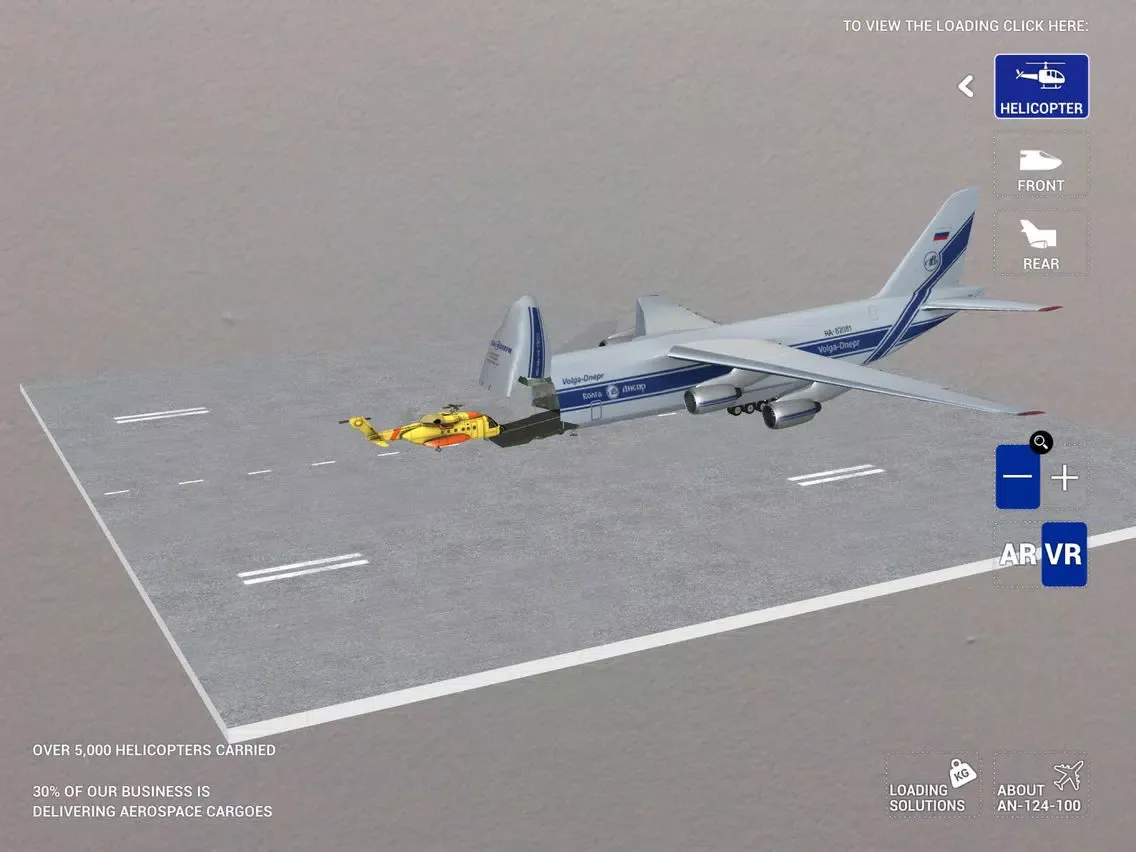 Volga-Dnepr loading simulator iPad  Screenshots