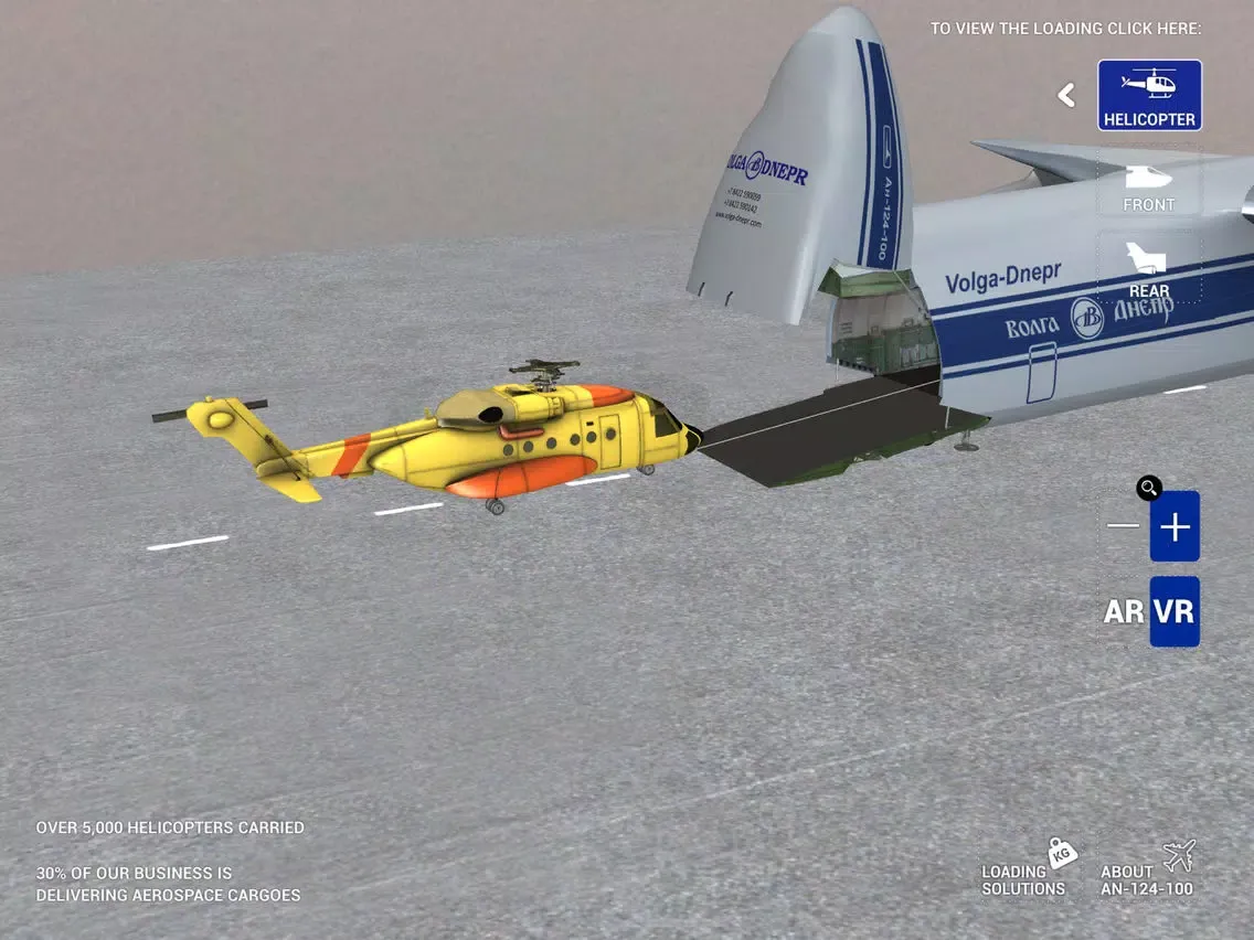 Volga-Dnepr loading simulator iPad  Screenshots
