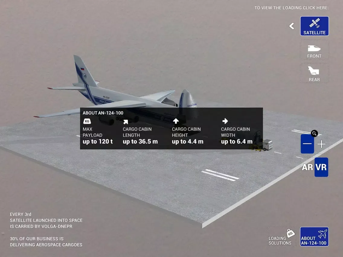 Volga-Dnepr loading simulator iPad  Screenshots
