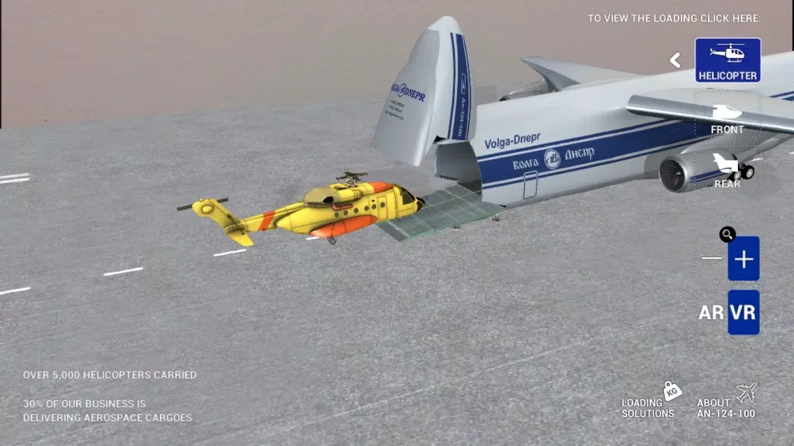 Volga-Dnepr loading simulator Screenshots