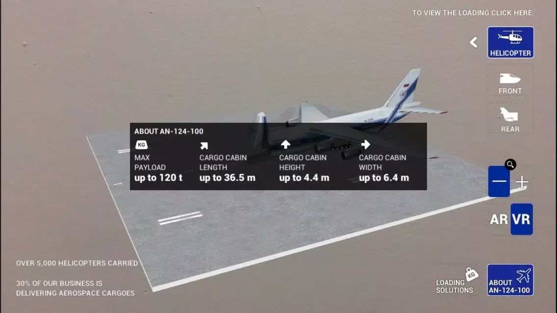 Volga-Dnepr loading simulator Screenshots