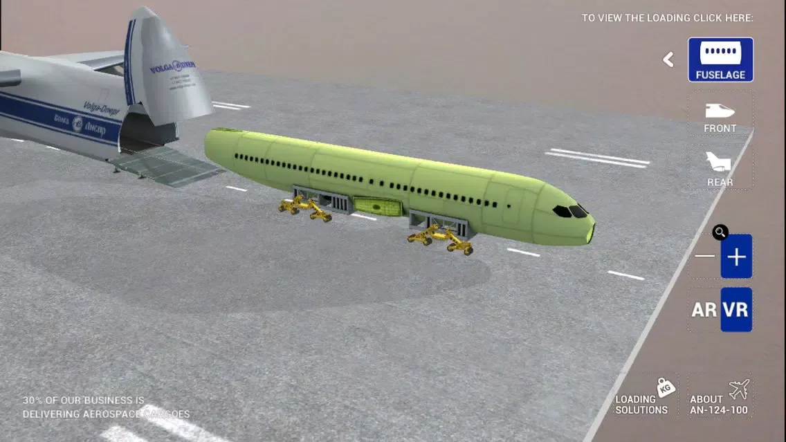Volga-Dnepr loading simulator Screenshots