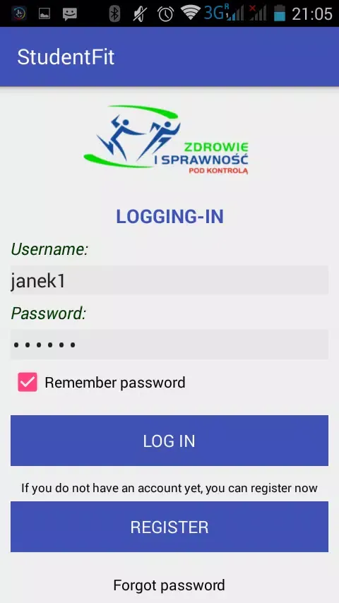 Capturas de pantalla de StudentFit