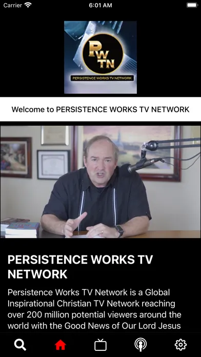 PERSISTENCE WORKS TV NETWORK Screenshots