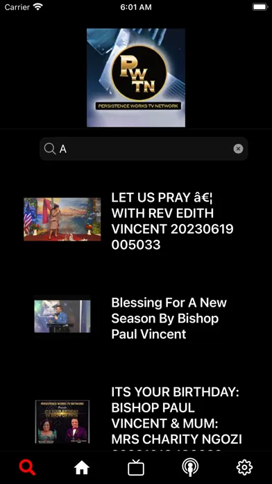 PERSISTENCE WORKS TV NETWORK Screenshots