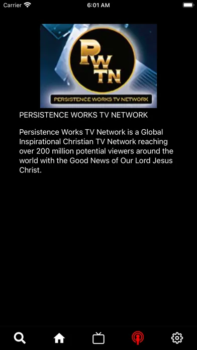 PERSISTENCE WORKS TV NETWORK Screenshots