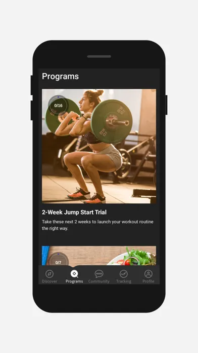 Zrzuty ekranu Virtual Fitness Transformation