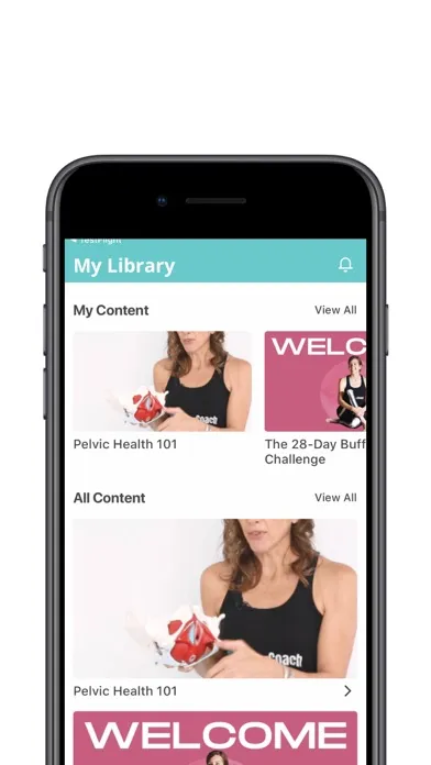 Capturas de pantalla de Buff Muff Pelvic Floor App