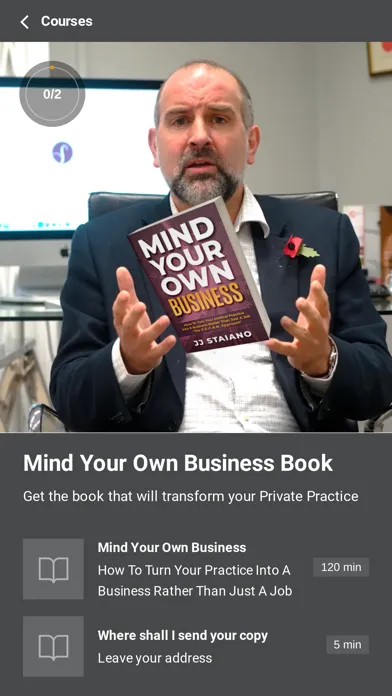 Capturas de tela do MYOB - Mind Your Own Business