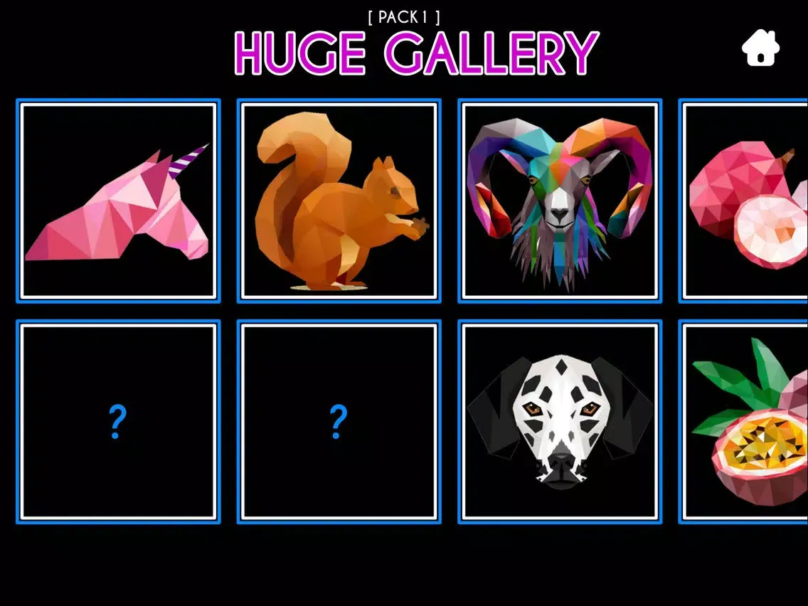 تصاویر Unicorn 360 Poly Puzzle iPad 