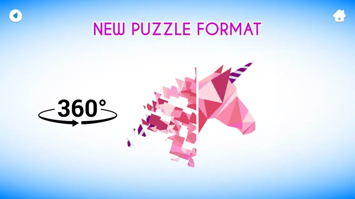 تصاویر Unicorn 360 Poly Puzzle