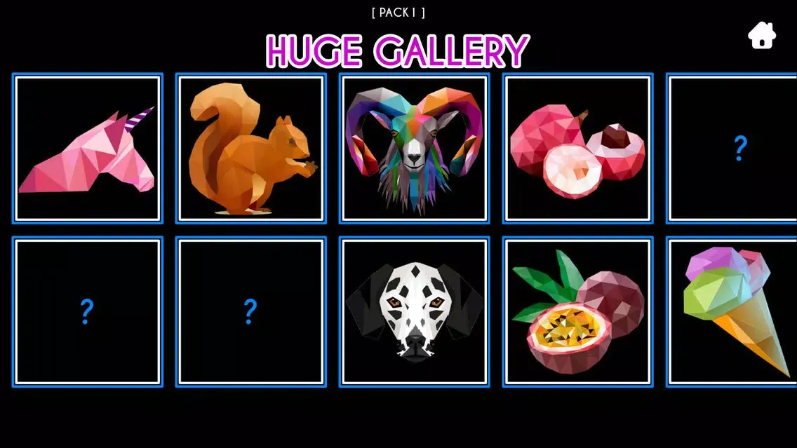 تصاویر Unicorn 360 Poly Puzzle