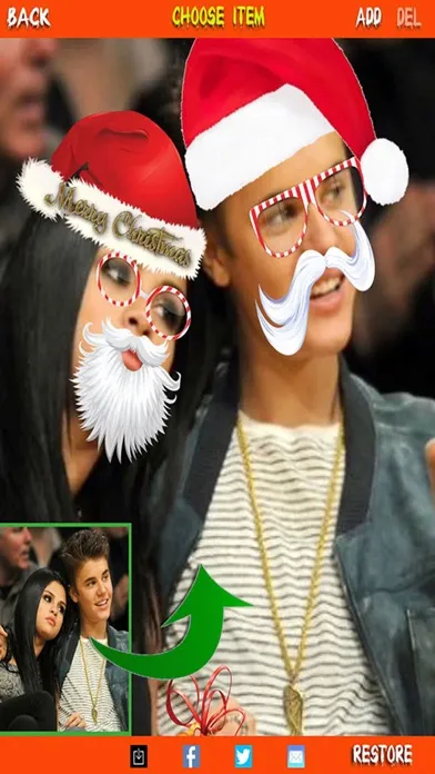 Make Santa Claus - Xmas Booth سکرین شاٹس