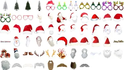 Make Santa Claus - Xmas Booth سکرین شاٹس