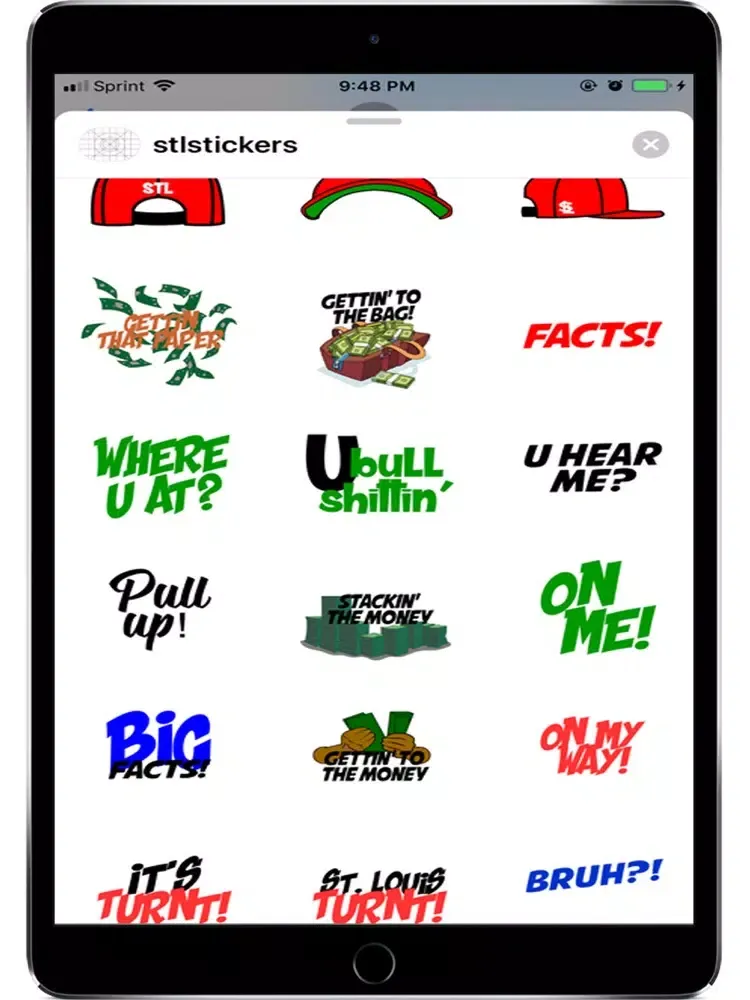 STL Stickers iPad 應用截圖