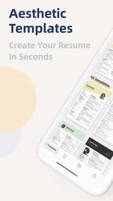 Zeni Resume: CV Resume Builder Screenshots