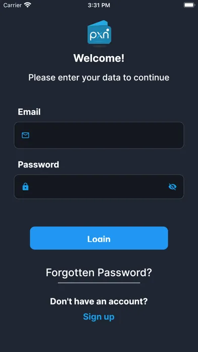 Tangkapan skrin Pxn Ewallet