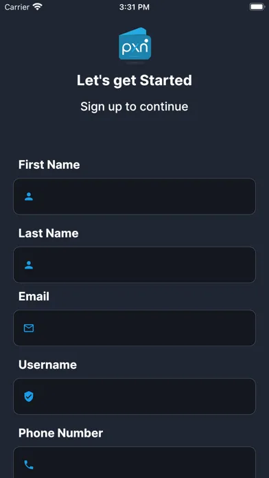 Tangkapan skrin Pxn Ewallet