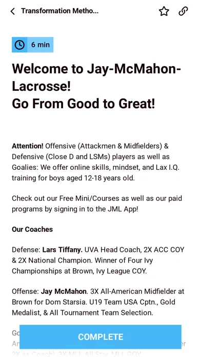 Jay McMahon Lacrosse Screenshots