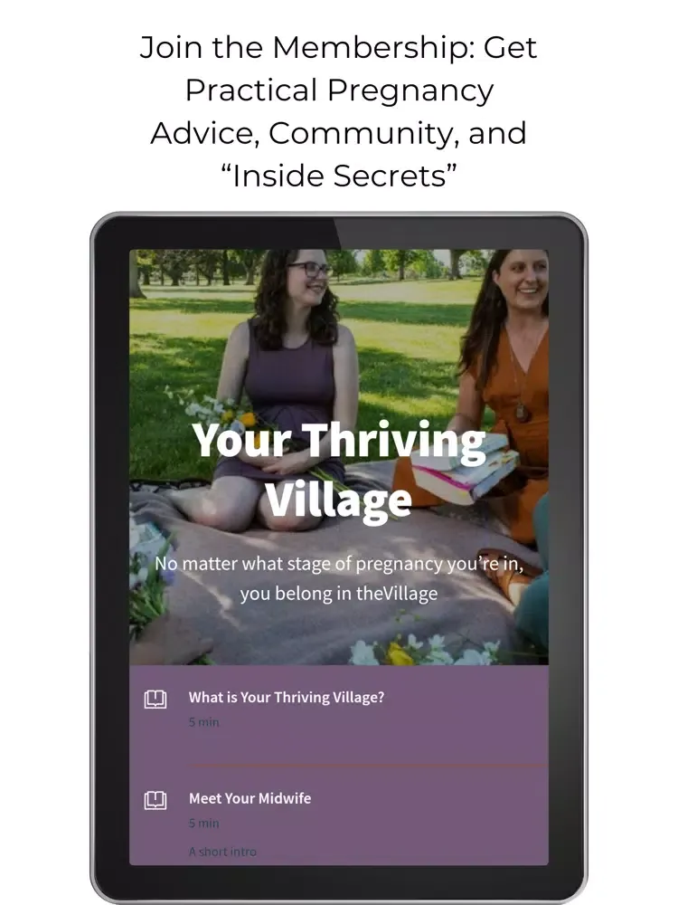 Your Thriving Pregnancy iPad  Ekran Görüntüleri