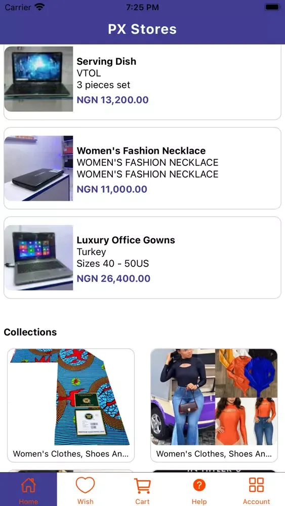 Скриншоты PX Stores