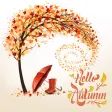 Animated Autumn Season Sticker Animated Autumn Season Sticker