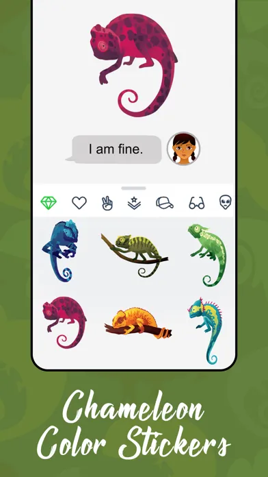 Ảnh chụp màn hình của Chameleon Color Stickers